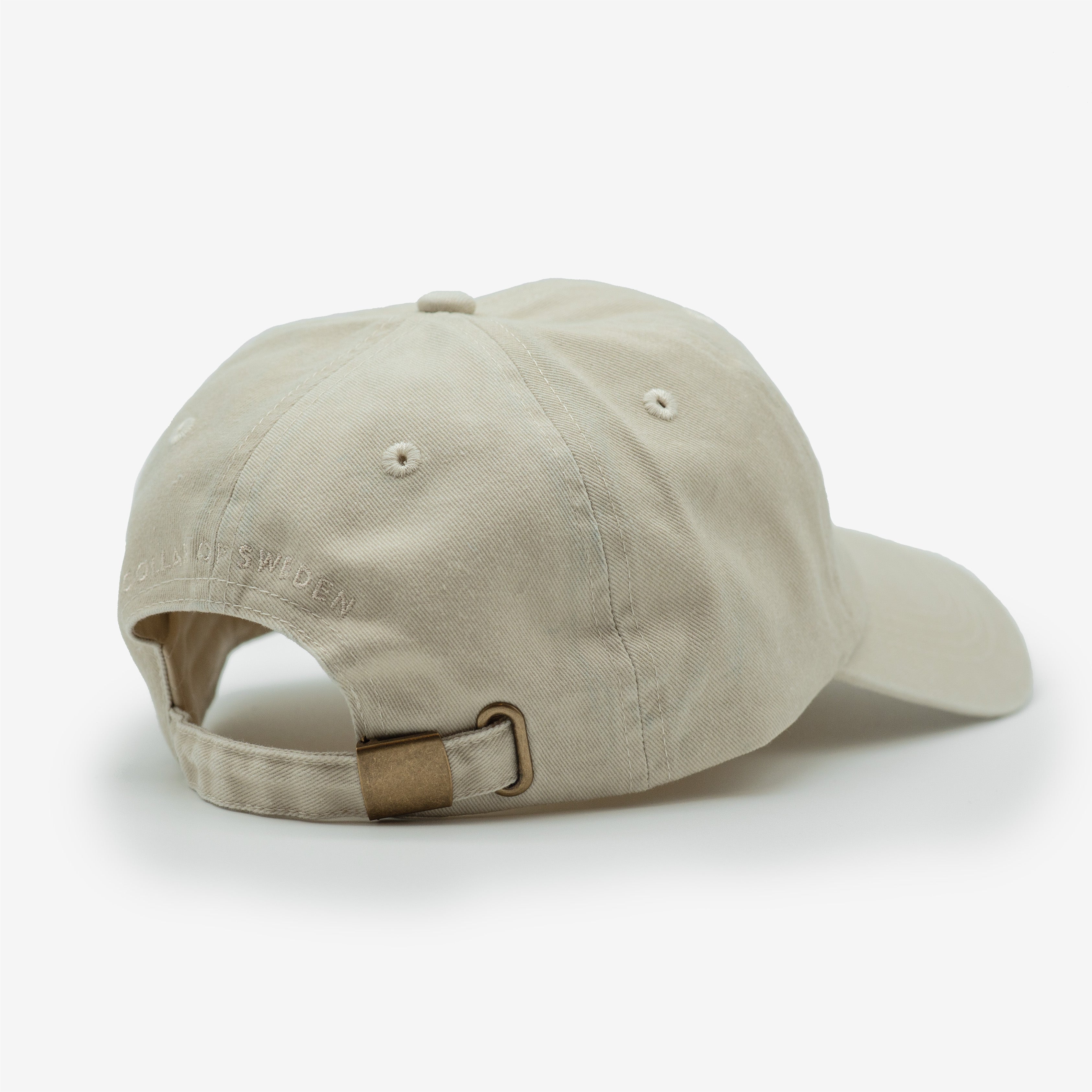 Beige Denim Cap - Crazy Cat Lady