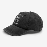 Black Denim Cap - Logo "Anti-Social Dog Owner"