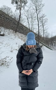 Blue Wool Beanie - Pups Before People