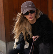 Brown Denim Cap - Fur Mama