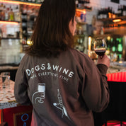 Brown Long Sleeve - Dogs & Wine Make Everything Fine