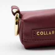 Burgundy Poop Bag Holder