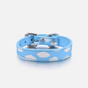 Clouds Dog Collar Thin