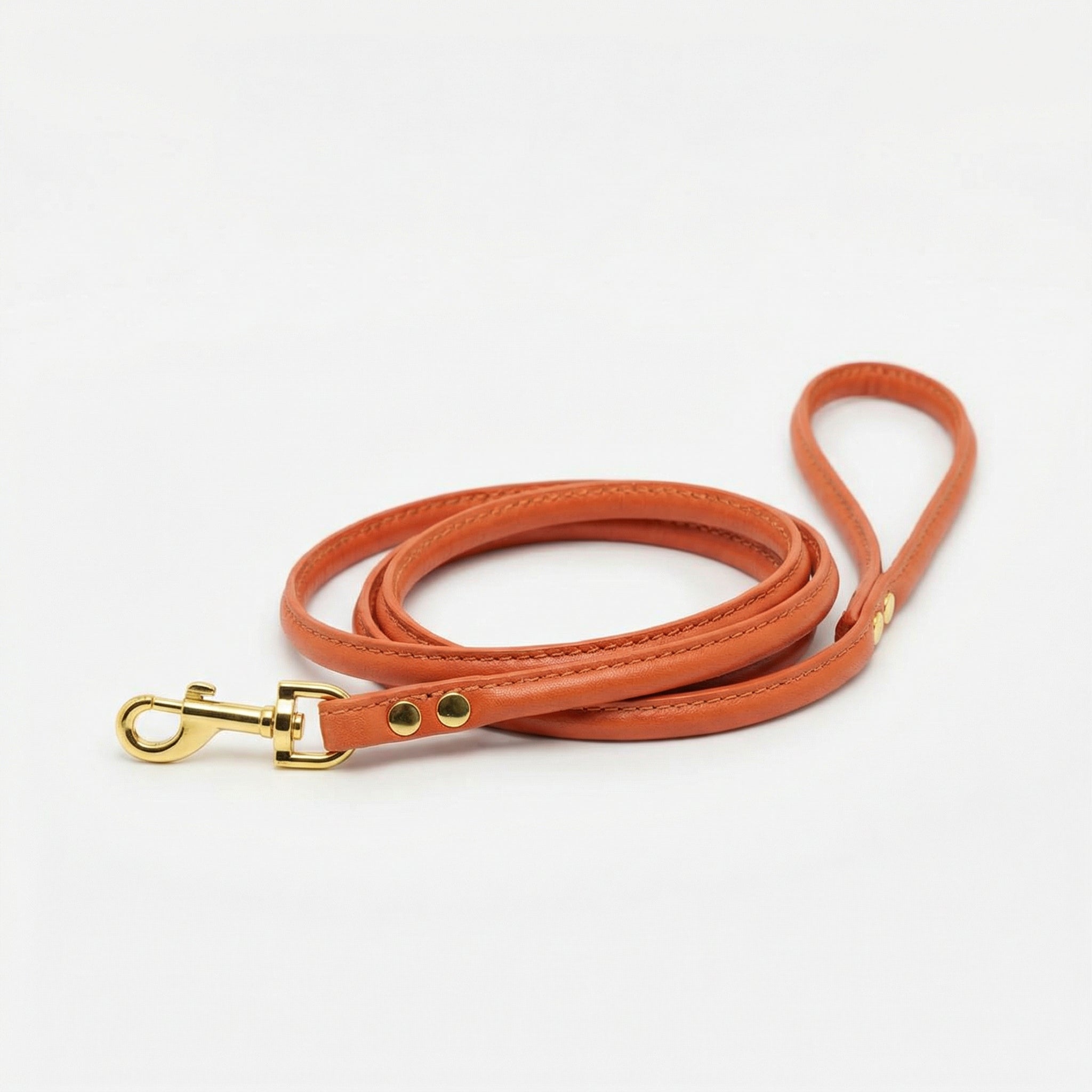 Cognac Dog Lead