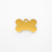 Engraved Dog Tag - Gold Bone