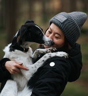 Grey Wool Beanie -  Fur Mama