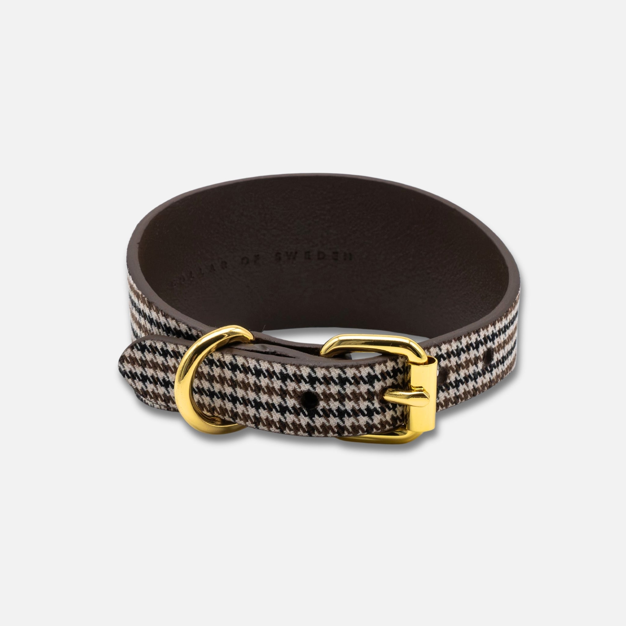 Houndstooth Dog Collar Wide