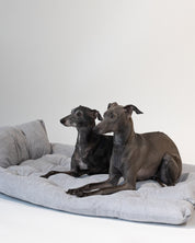 Grey Dog Bed 3in1