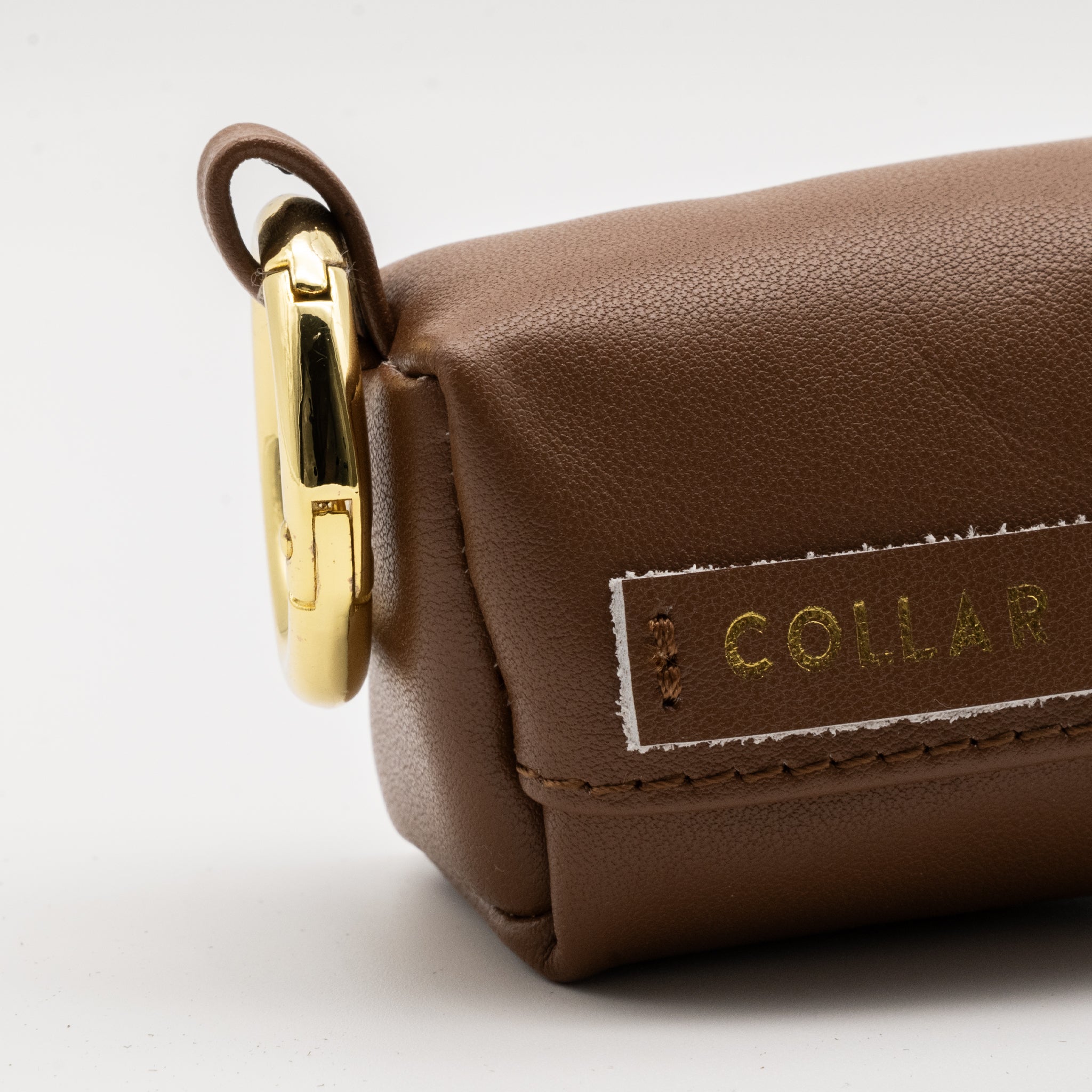 Mocha Brown Poop Bag Holder