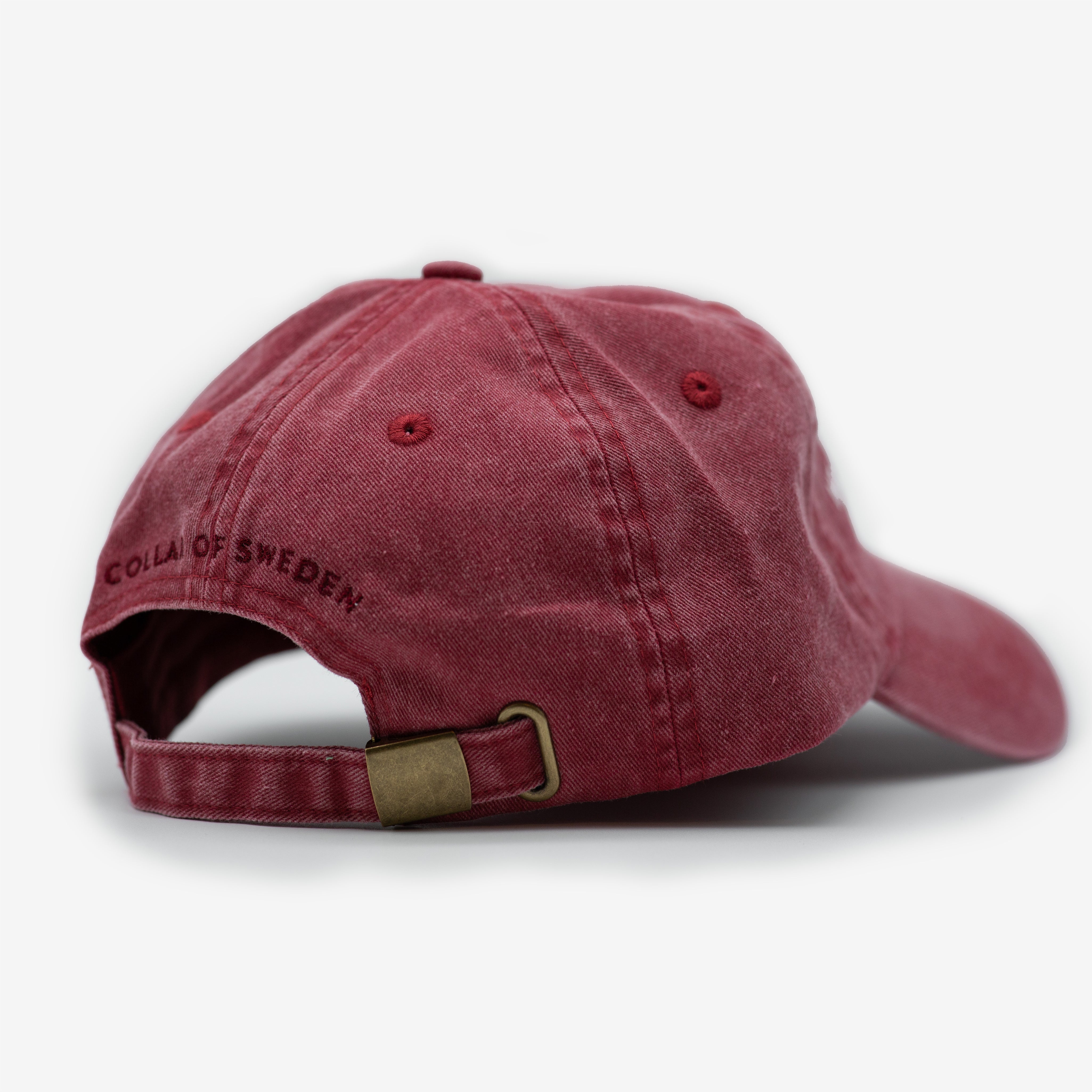 Red Denim Cap - My Cat Is My Shrink
