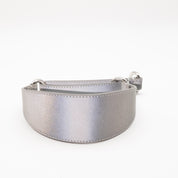 Reflective Silver Dog Martingale Wide