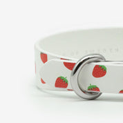 Strawberry Dog Collar Thin