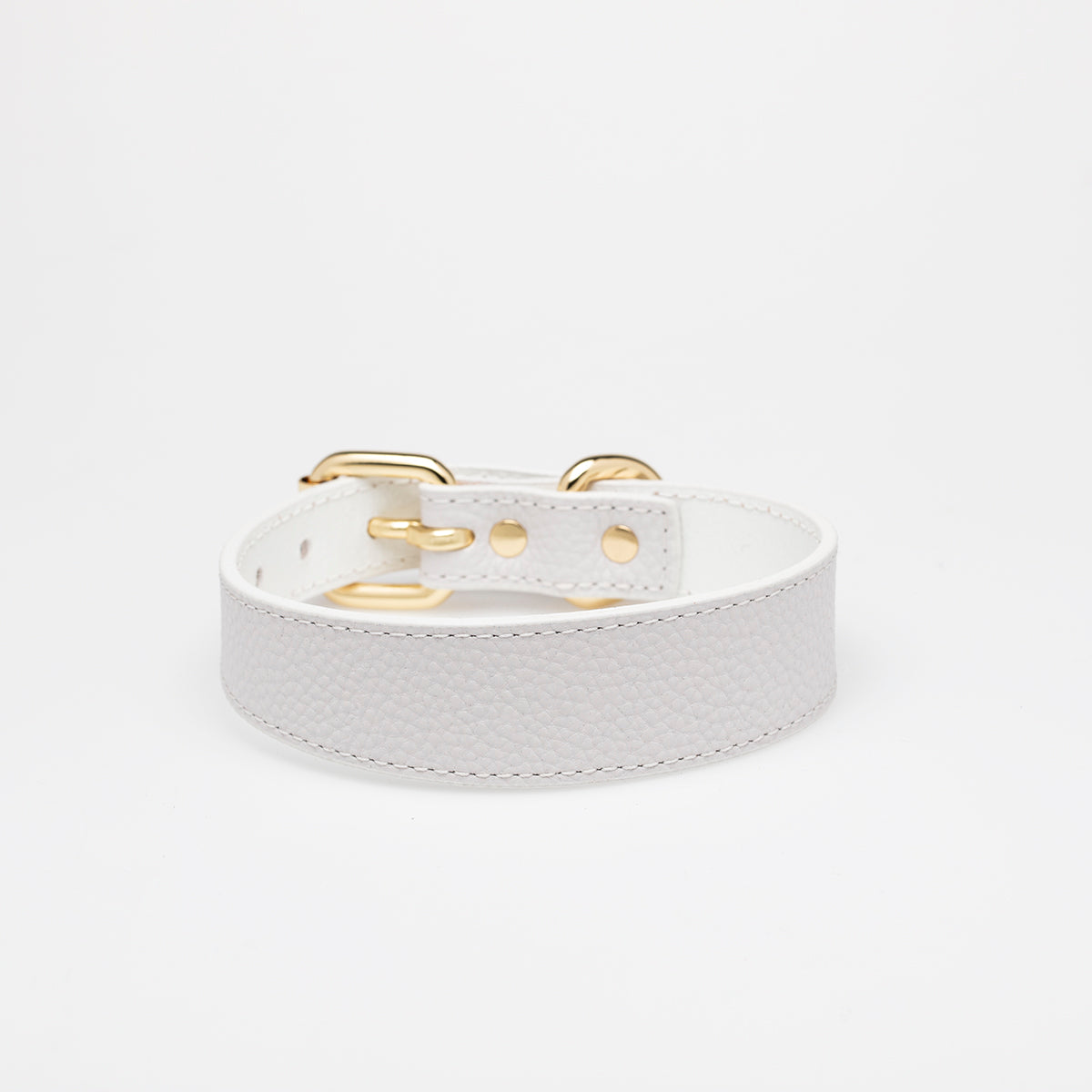 White Dog Collar Thin