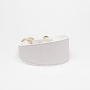 White Dog Collar Wide