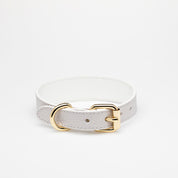 image - White Leather Collar Large Thin